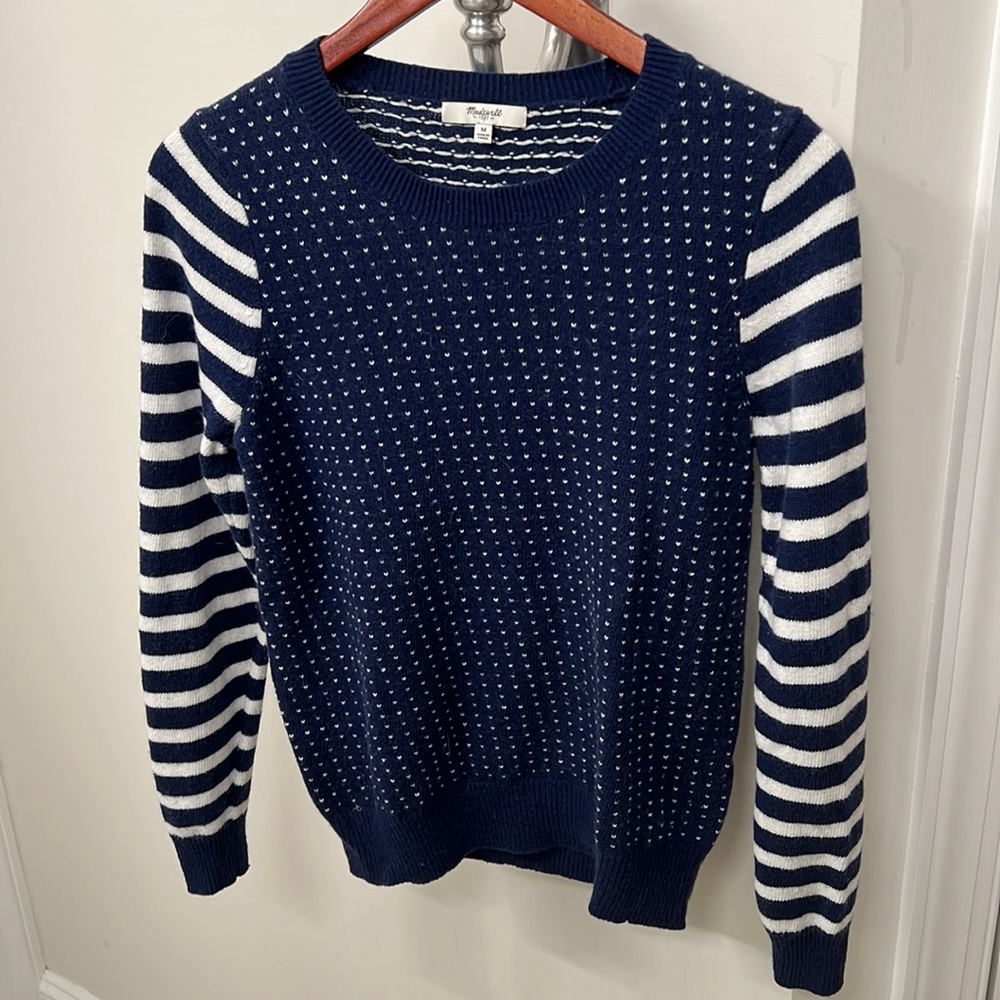 Madewell wool blend sweater, size M